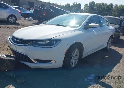 2016 Chrysler 200 Limited Platinum from USA, damaged, VIN 1C3CCCAB3GN189489